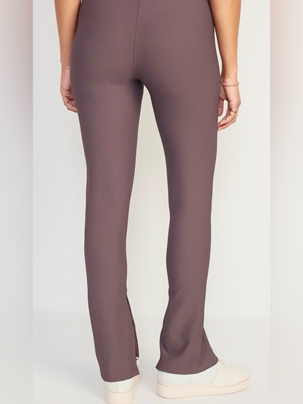 Old Navy Women’s Extra High-Waisted PowerSoft Ribbed Flare Leggings Size Large